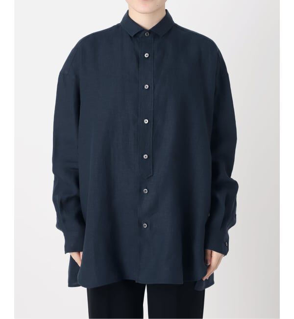 VERMEIL par iena「《予約》TICCA ティッカ 別注リネンスクエアビッグシャツ TBFS-543」|シャツ・ブラウス|