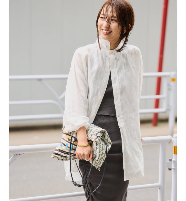 VERMEIL par iena「《予約》TICCA ティッカ 別注リネンスクエアビッグシャツ TBFS-543」|シャツ・ブラウス|