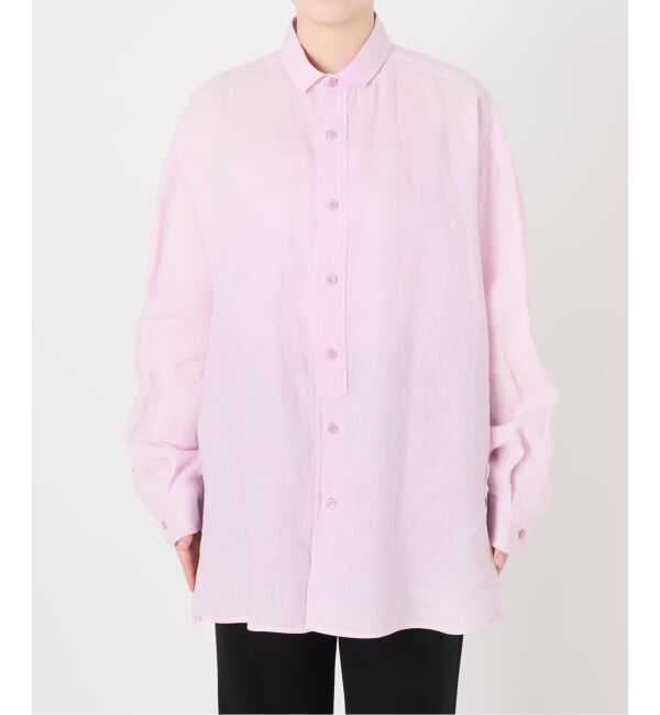 VERMEIL par iena「《予約》TICCA ティッカ 別注リネンスクエアビッグシャツ TBFS-543」|シャツ・ブラウス|