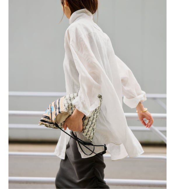 VERMEIL par iena「《予約》TICCA ティッカ 別注リネンスクエアビッグシャツ TBFS-543」|シャツ・ブラウス|