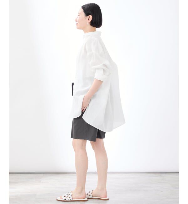 VERMEIL par iena「《予約》TICCA ティッカ 別注リネンスクエアビッグシャツ TBFS-543」|シャツ・ブラウス|