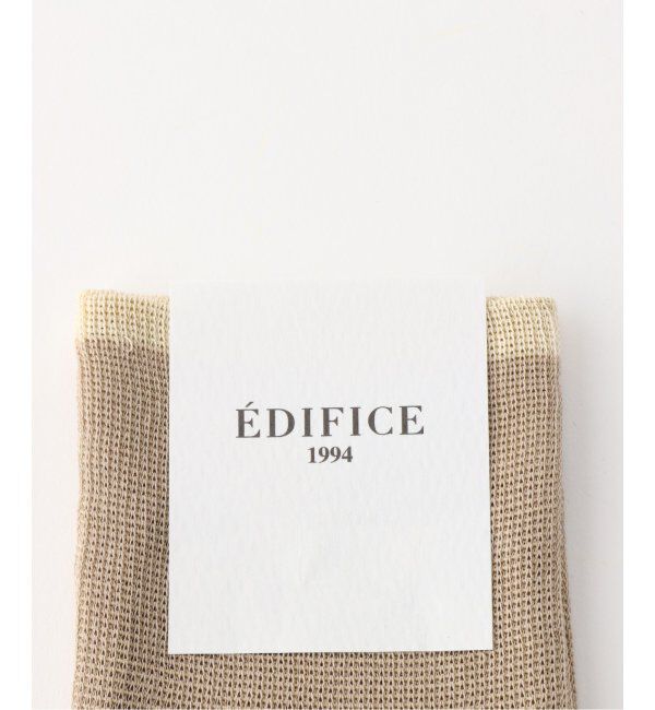EDIFICE「EDIFICE オリジナル ハイゲージ スムース ソックス」|ソックス|