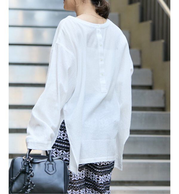 JOURNAL STANDARD「ソフトガーゼ2WAYビッグプルオーバー」|シャツ・ブラウス|