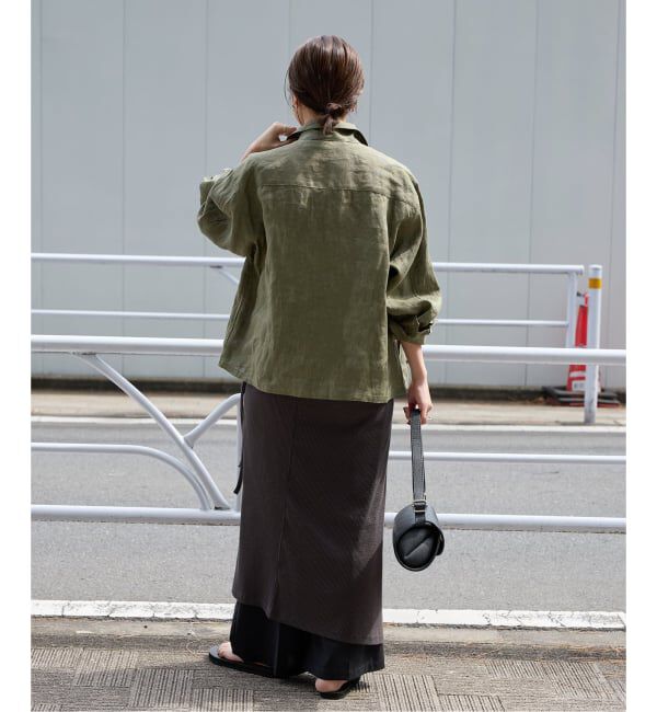 JOURNAL STANDARD「《追加3》リネンミリタリージャケット」|ミリタリージャケット|