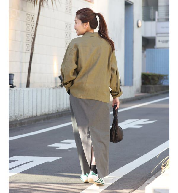 JOURNAL STANDARD「《追加3》リネンミリタリージャケット」|ミリタリージャケット|