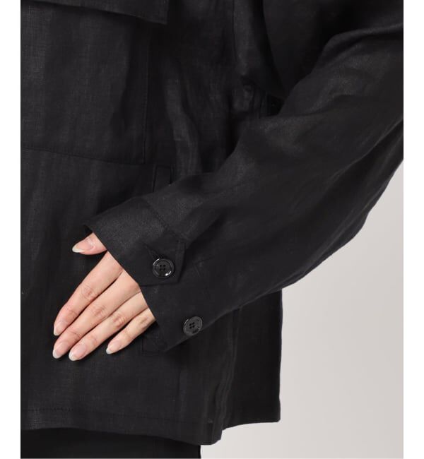 JOURNAL STANDARD「《追加3》リネンミリタリージャケット」|ミリタリージャケット|