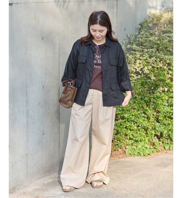 JOURNAL STANDARD「《追加3》リネンミリタリージャケット」|ミリタリージャケット|