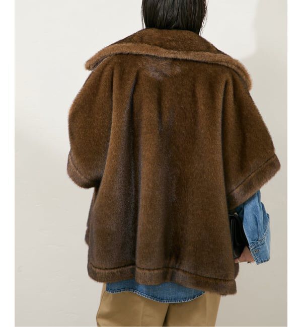 JOURNAL STANDARD「Mink Like Fur Poncho」|ポンチョ・ケープ|