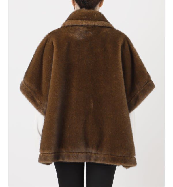 JOURNAL STANDARD「Mink Like Fur Poncho」|ポンチョ・ケープ|