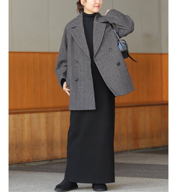 JOURNAL STANDARD relume「《追加》尾州ウールスーパー100モッサPコート」|ピーコート|