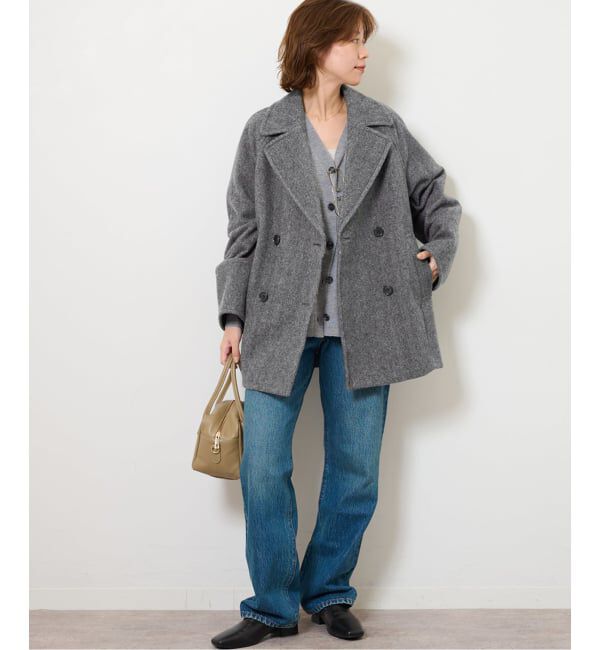 JOURNAL STANDARD relume「《追加》尾州ウールスーパー100モッサPコート」|ピーコート|