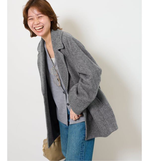 JOURNAL STANDARD relume「《追加》尾州ウールスーパー100モッサPコート」|ピーコート|