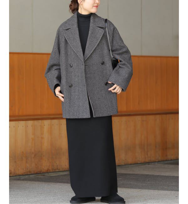 JOURNAL STANDARD relume「《追加》尾州ウールスーパー100モッサPコート」|ピーコート|