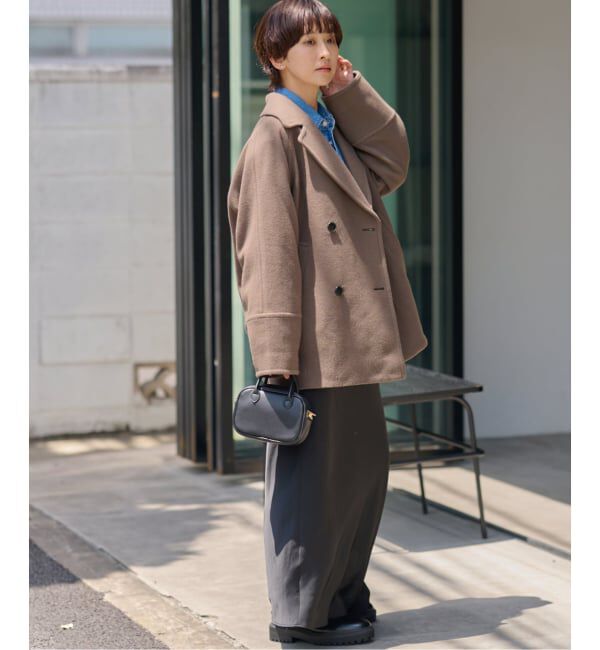 JOURNAL STANDARD relume「《追加》尾州ウールスーパー100モッサPコート」|ピーコート|
