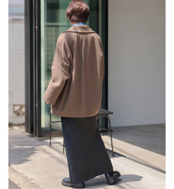 JOURNAL STANDARD relume「《追加》尾州ウールスーパー100モッサPコート」|ピーコート|