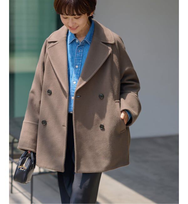 JOURNAL STANDARD relume「《追加》尾州ウールスーパー100モッサPコート」|ピーコート|
