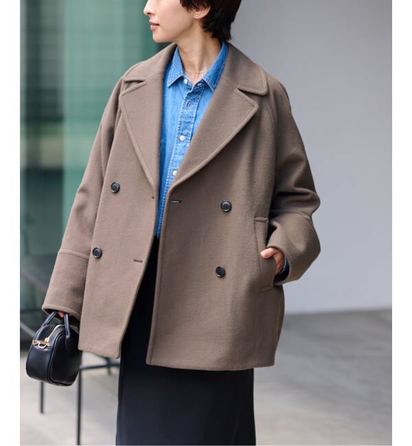 JOURNAL STANDARD relume「《追加》尾州ウールスーパー100モッサPコート」|ピーコート|