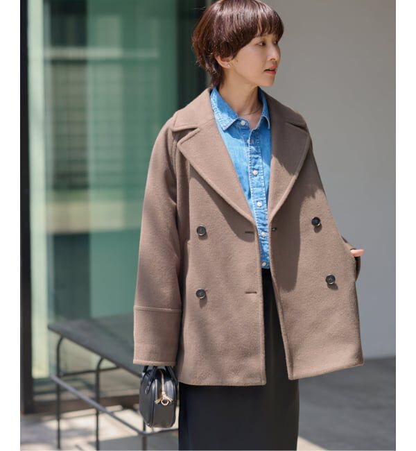JOURNAL STANDARD relume「《追加》尾州ウールスーパー100モッサPコート」|ピーコート|