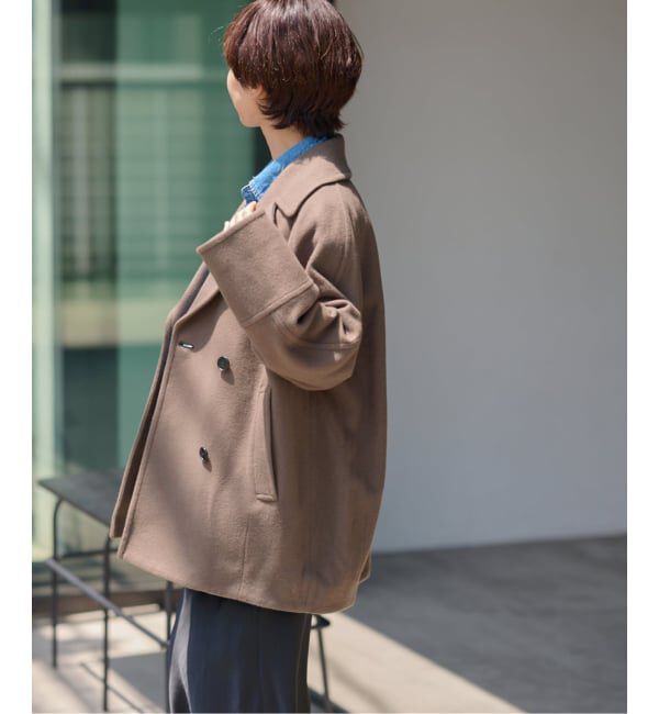 JOURNAL STANDARD relume「《追加》尾州ウールスーパー100モッサPコート」|ピーコート|