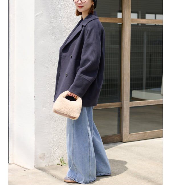 JOURNAL STANDARD relume「《追加》尾州ウールスーパー100モッサPコート」|ピーコート|