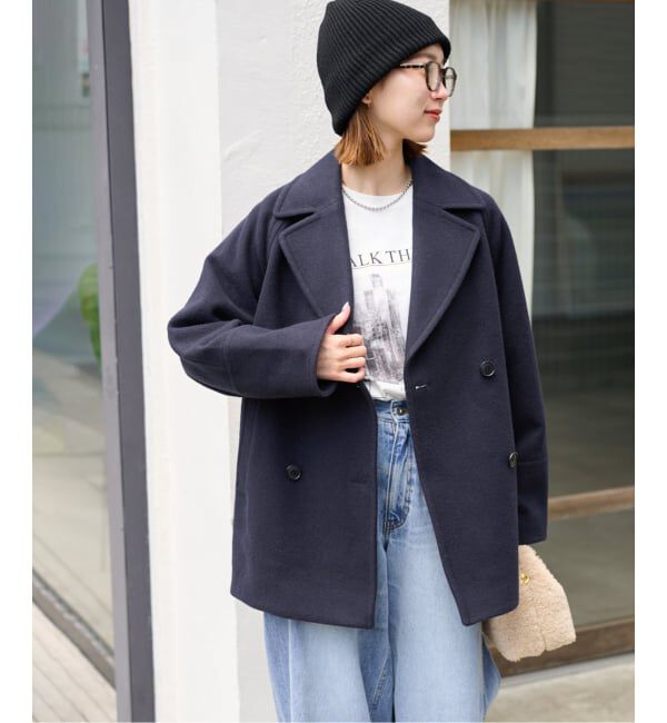 JOURNAL STANDARD relume「《追加》尾州ウールスーパー100モッサPコート」|ピーコート|