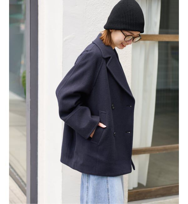 JOURNAL STANDARD relume「《追加》尾州ウールスーパー100モッサPコート」|ピーコート|