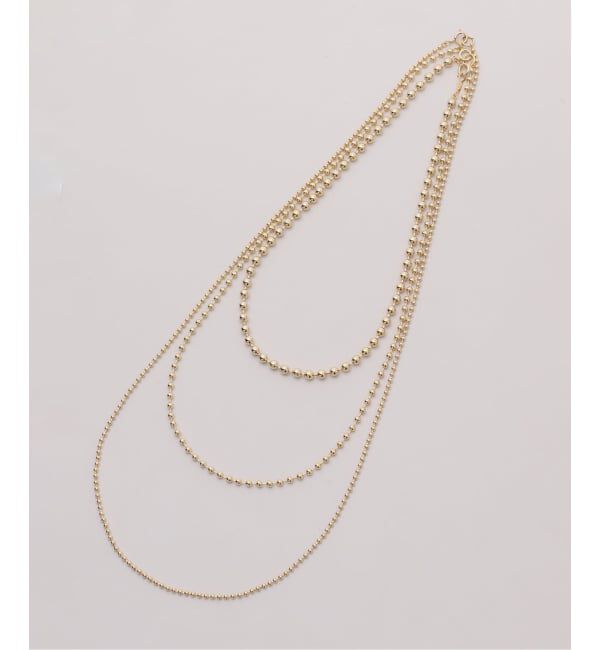 JOURNAL STANDARD relume「RELUME ボールチェーン3ボンセットネックレス」|ネックレス|