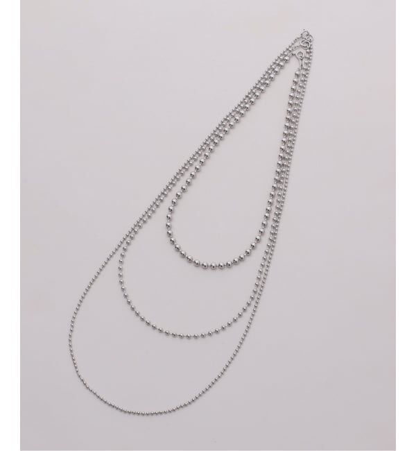 JOURNAL STANDARD relume「RELUME ボールチェーン3ボンセットネックレス」|ネックレス|