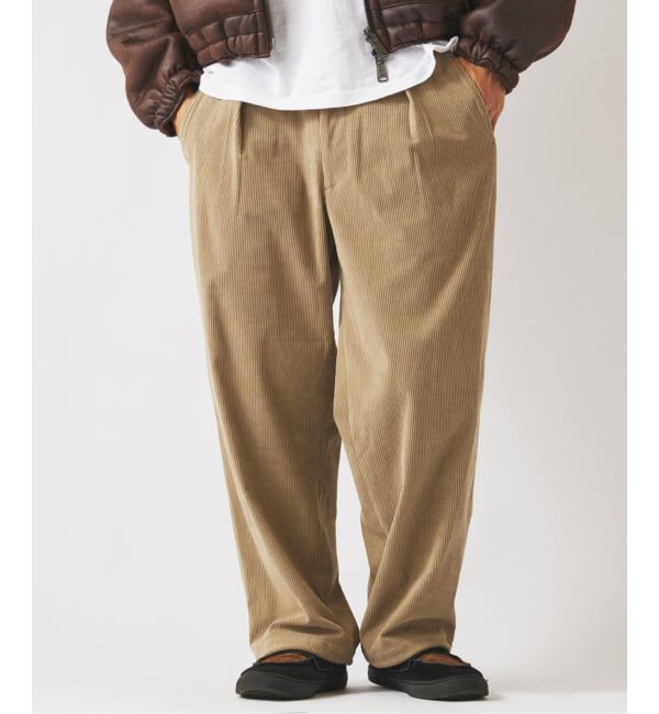 JOURNAL STANDARD relume「Pコーデュロイ オーバーパンツ」|スラックス|