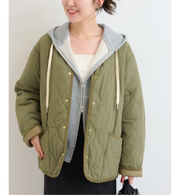 JOURNAL STANDARD relume「《追加》コクーンキルティングブルゾン」|その他|カーキ