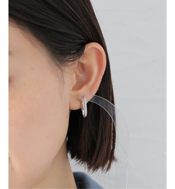 journal standard L'essage「【MARIA BLACK/マリアブラック】 Kastellet Earring Silver：イヤリング（ 片耳）」|イヤリング|シルバー