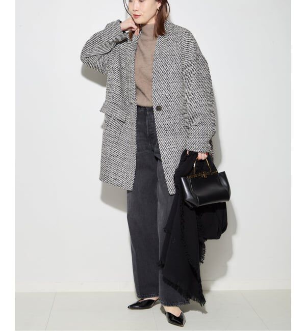 journal standard L'essage「GIOLICAコクーンコート」|ノーカラーコート|