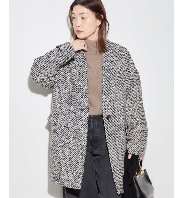 journal standard L'essage「GIOLICAコクーンコート」|ノーカラーコート|