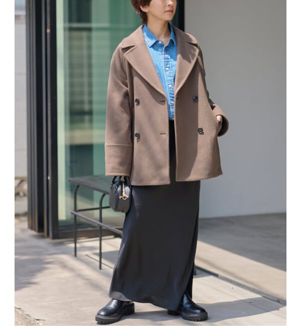 JOURNAL STANDARD relume「《追加2》尾州ウールスーパー100モッサPコート」|ピーコート|
