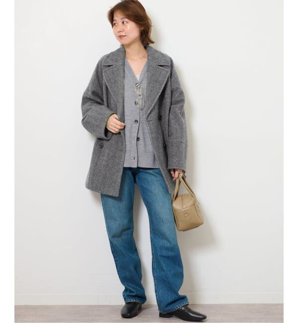 JOURNAL STANDARD relume「《追加2》尾州ウールスーパー100モッサPコート」|ピーコート|