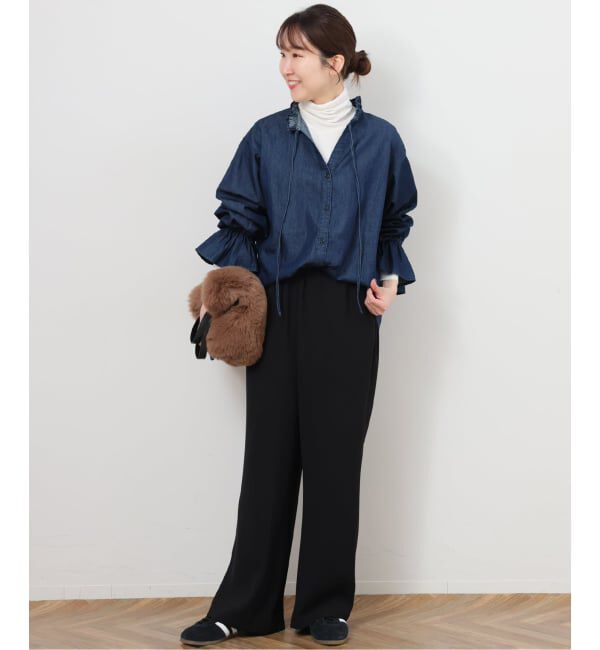 JOURNAL STANDARD relume「ライトデニムスタンドカラーブラウス」|シャツ・ブラウス|