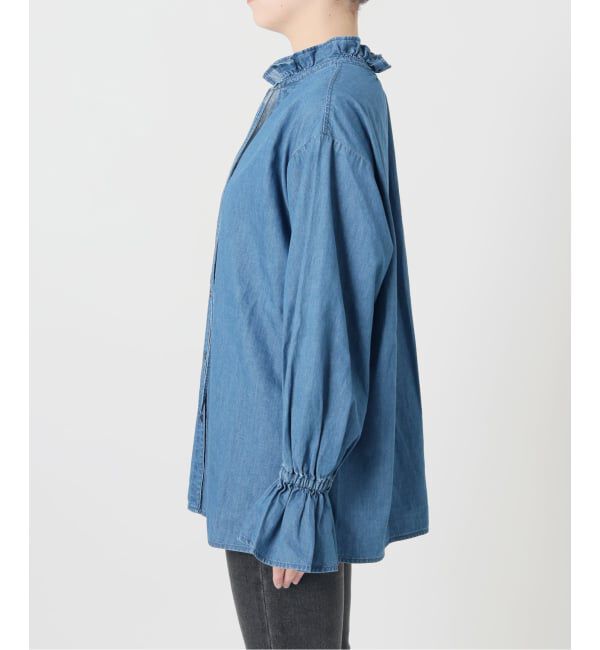 JOURNAL STANDARD relume「ライトデニムスタンドカラーブラウス」|シャツ・ブラウス|