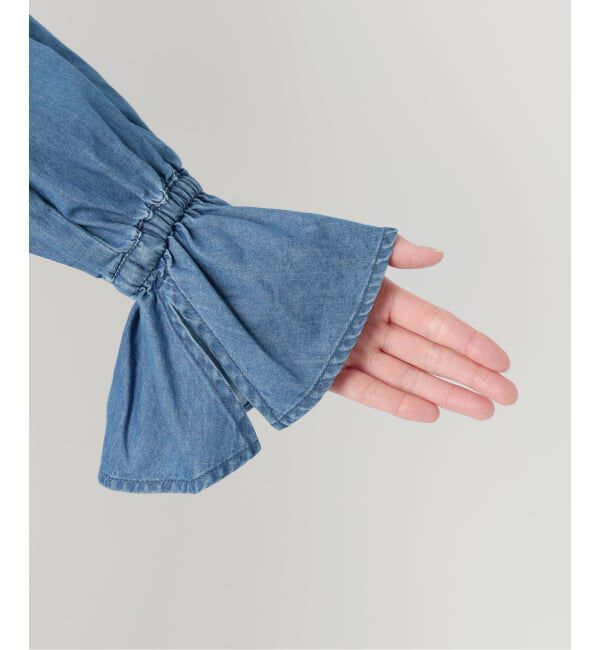 JOURNAL STANDARD relume「ライトデニムスタンドカラーブラウス」|シャツ・ブラウス|