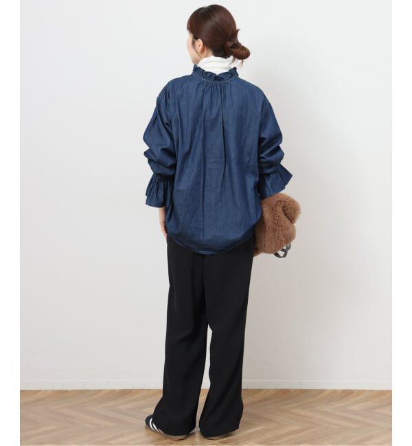 JOURNAL STANDARD relume「ライトデニムスタンドカラーブラウス」|シャツ・ブラウス|