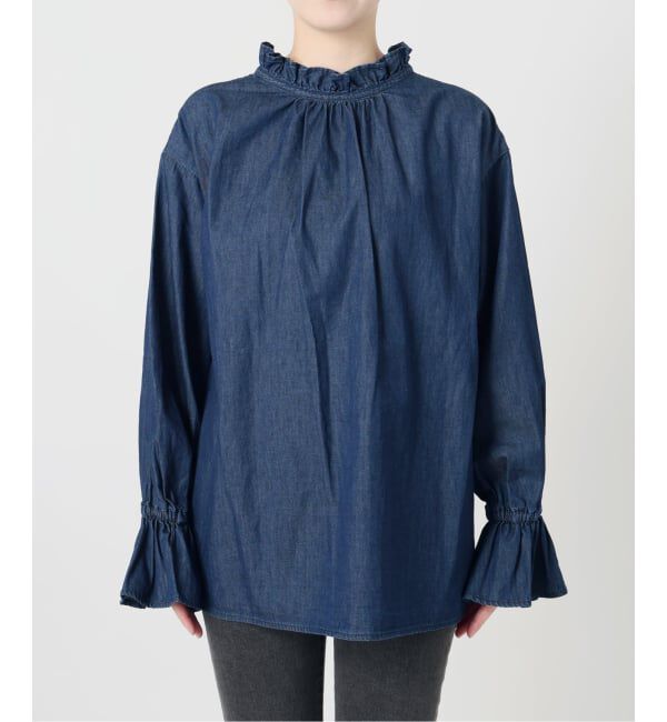 JOURNAL STANDARD relume「ライトデニムスタンドカラーブラウス」|シャツ・ブラウス|