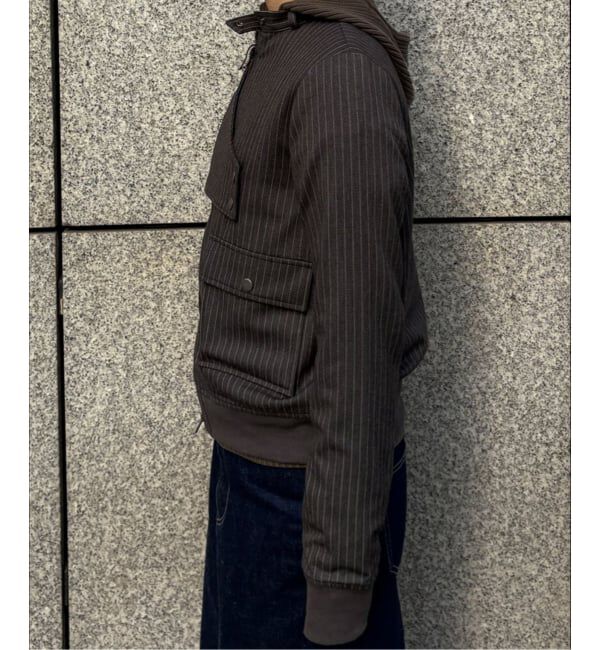 Oriens JOURNAL STANDARD「ストライプバイカージャケット」|その他|