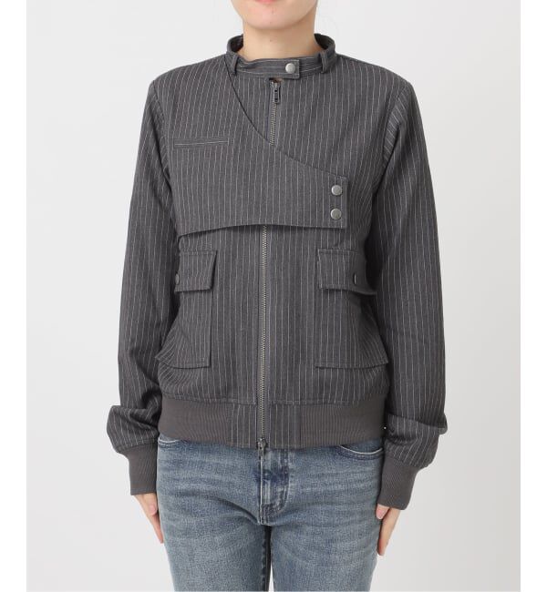 Oriens JOURNAL STANDARD「ストライプバイカージャケット」|その他|