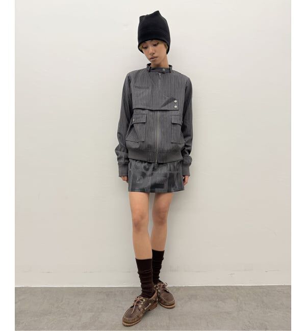 Oriens JOURNAL STANDARD「ストライプバイカージャケット」|その他|