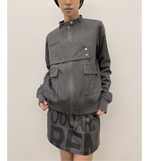 Oriens JOURNAL STANDARD「ストライプバイカージャケット」|その他|