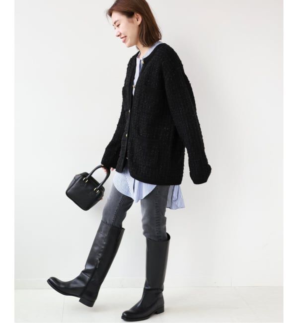 JOURNAL STANDARD relume「《追加2》TWEEDYニットジャケット」|カーディガン|