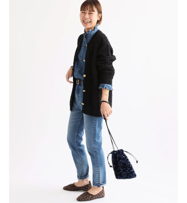 JOURNAL STANDARD relume「《追加2》TWEEDYニットジャケット」|カーディガン|