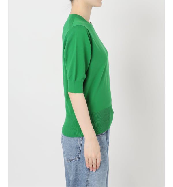 journal standard L'essage「コットンハーフスリーブプルオーバー」|ニット・セーター|