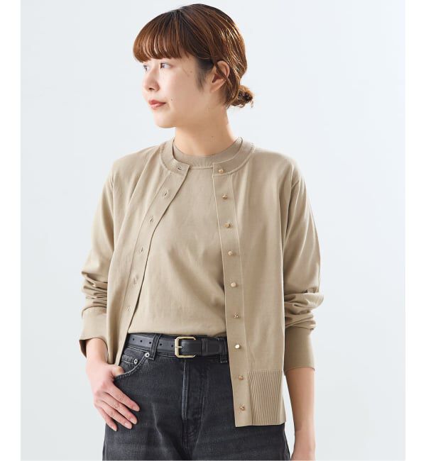 journal standard L'essage「コットンハーフスリーブプルオーバー」|ニット・セーター|