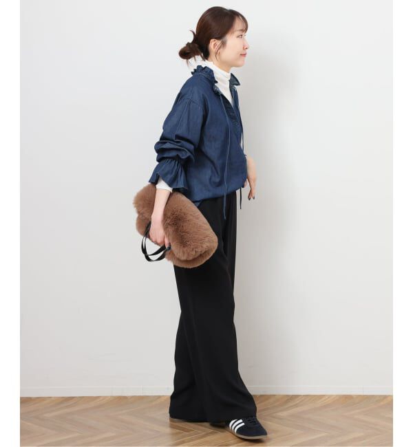 JOURNAL STANDARD relume「《追加》ライトデニムスタンドカラーブラウス」|シャツ・ブラウス|