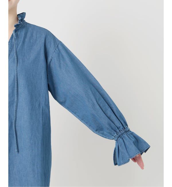 JOURNAL STANDARD relume「《追加》ライトデニムスタンドカラーブラウス」|シャツ・ブラウス|